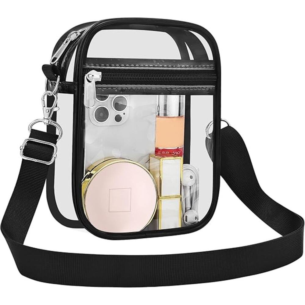 New USPECLARE Clear Crossbody Mini Purse Stadium Approved Clear Shoulder Bag